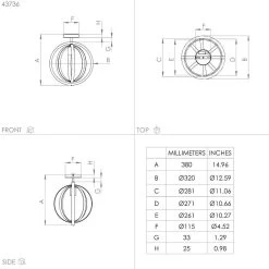 EGLO Basildon Ceiling Light, Wood And Steel -Eglo 10012361 2