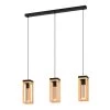 EGLO Nafferton Pendant Light, Wood, Three-bulb 2 EGLO Nafferton Pendant Light, Wood, Three-bulb -Eglo 10012363