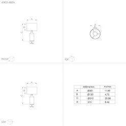 EGLO Vinoza Table Lamp, White Base Lampshade Black 8 EGLO Vinoza Table Lamp, White Base Lampshade Black -Eglo 10012398 2