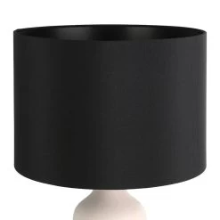EGLO Vinoza Table Lamp, White Base Lampshade Black 9 EGLO Vinoza Table Lamp, White Base Lampshade Black -Eglo 10012398 3