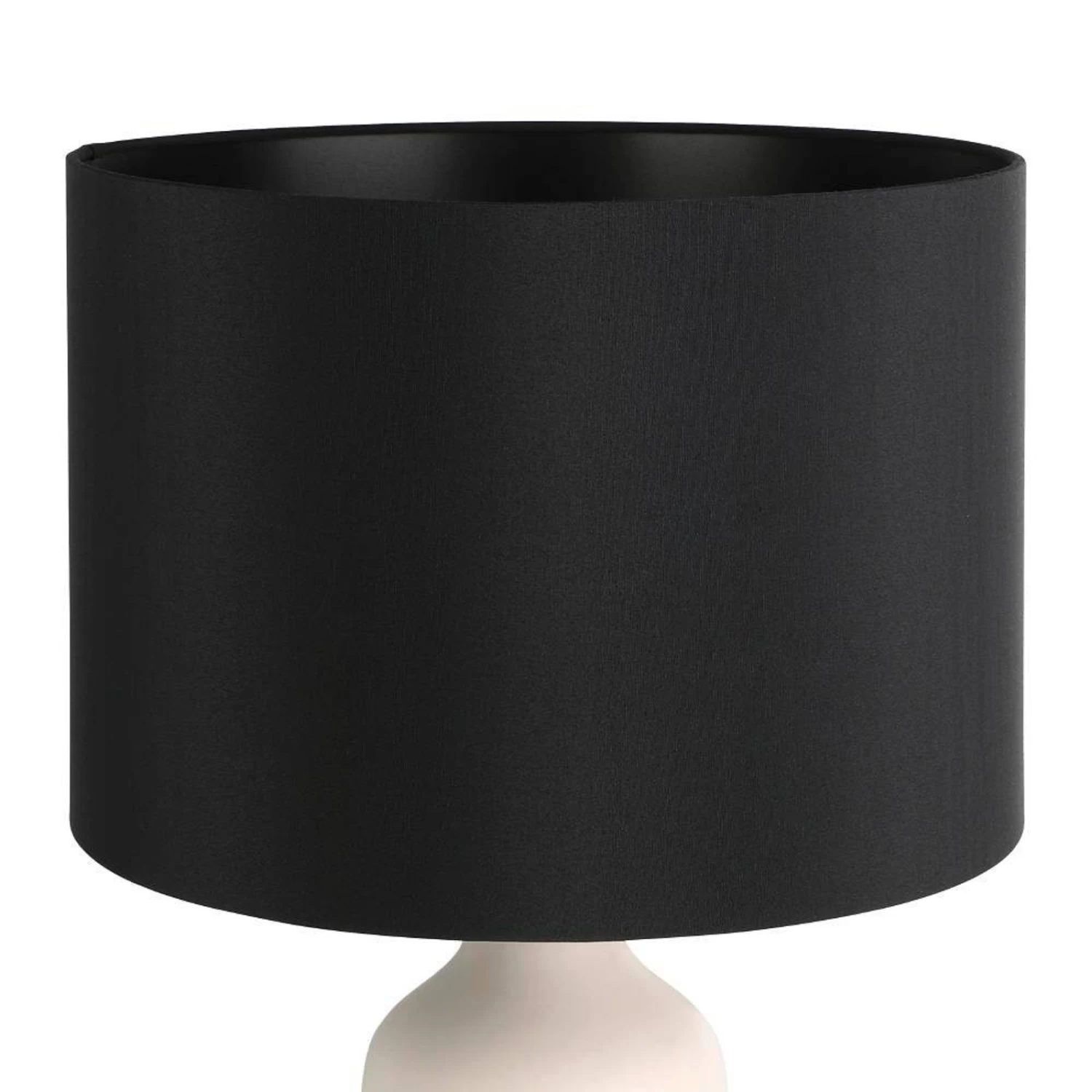 EGLO Vinoza Table Lamp, White Base Lampshade Black 6 EGLO Vinoza Table Lamp, White Base Lampshade Black - Image 4