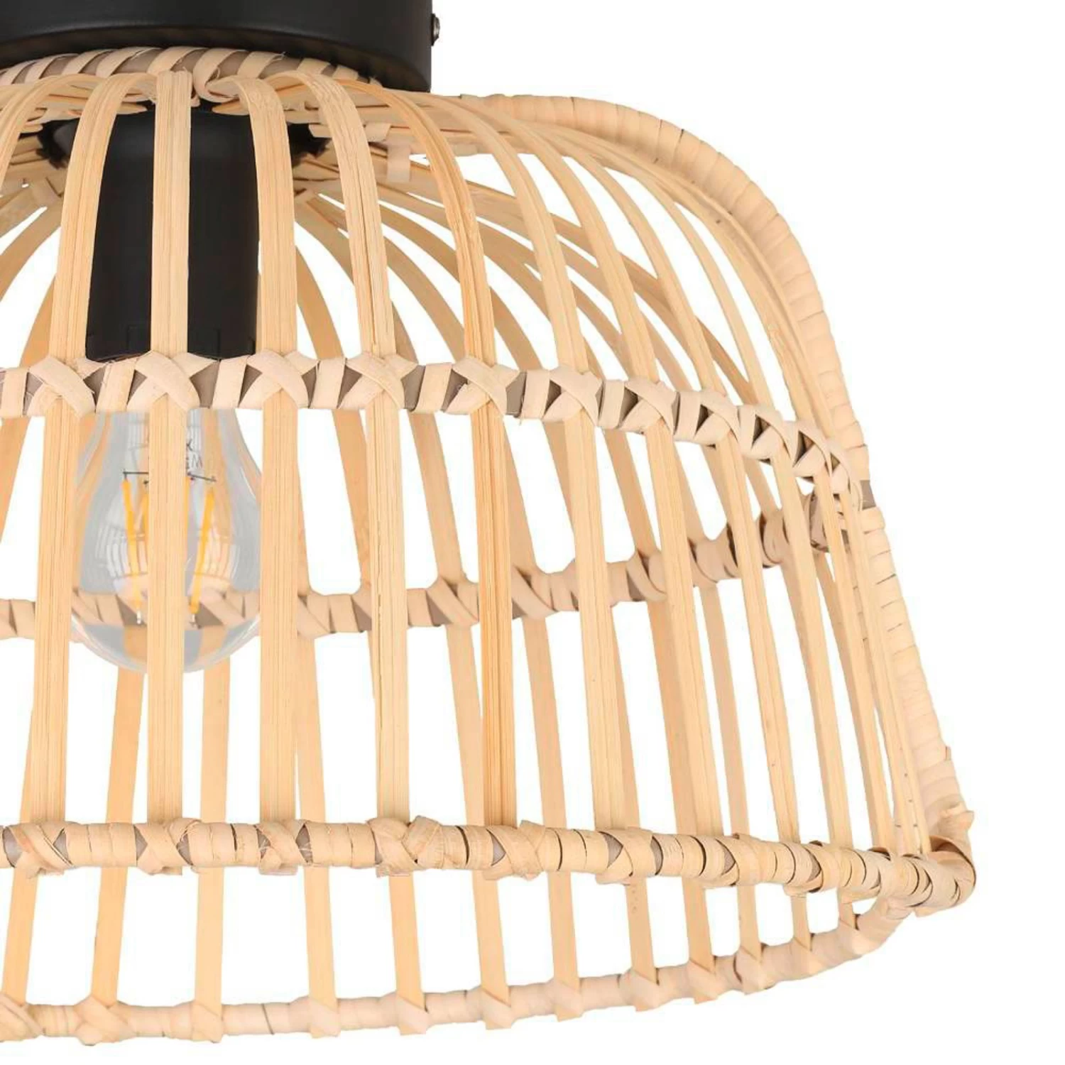 EGLO Glyneath Ceiling Light Made Of Rattan 7 EGLO Glyneath Ceiling Light Made Of Rattan - Image 5