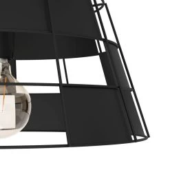 EGLO Pontefract Ceiling Light, Steel, Black -Eglo 10012461 3