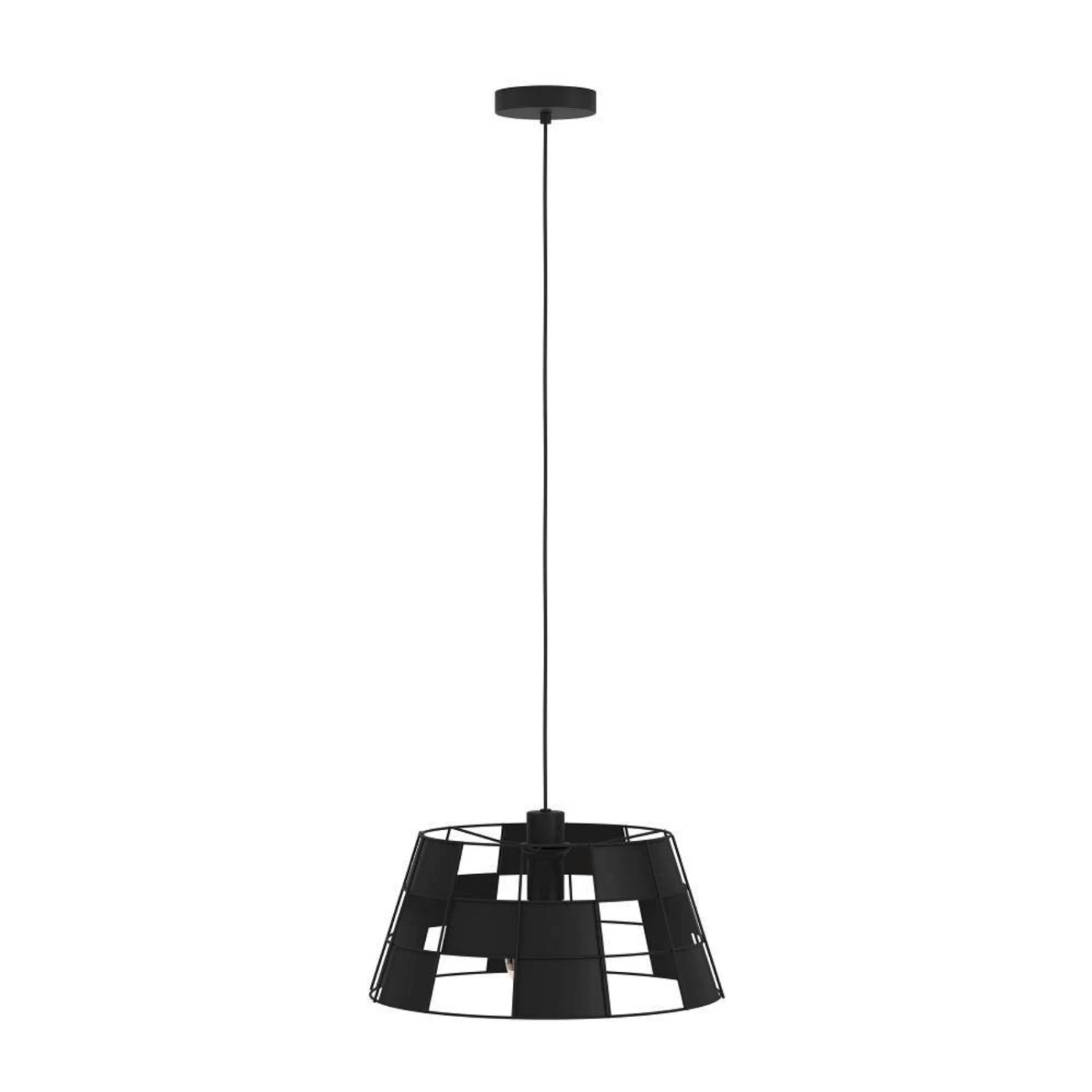 EGLO Pontefract Pendant Light, Steel, Black 4 EGLO Pontefract Pendant Light, Steel, Black - Image 2