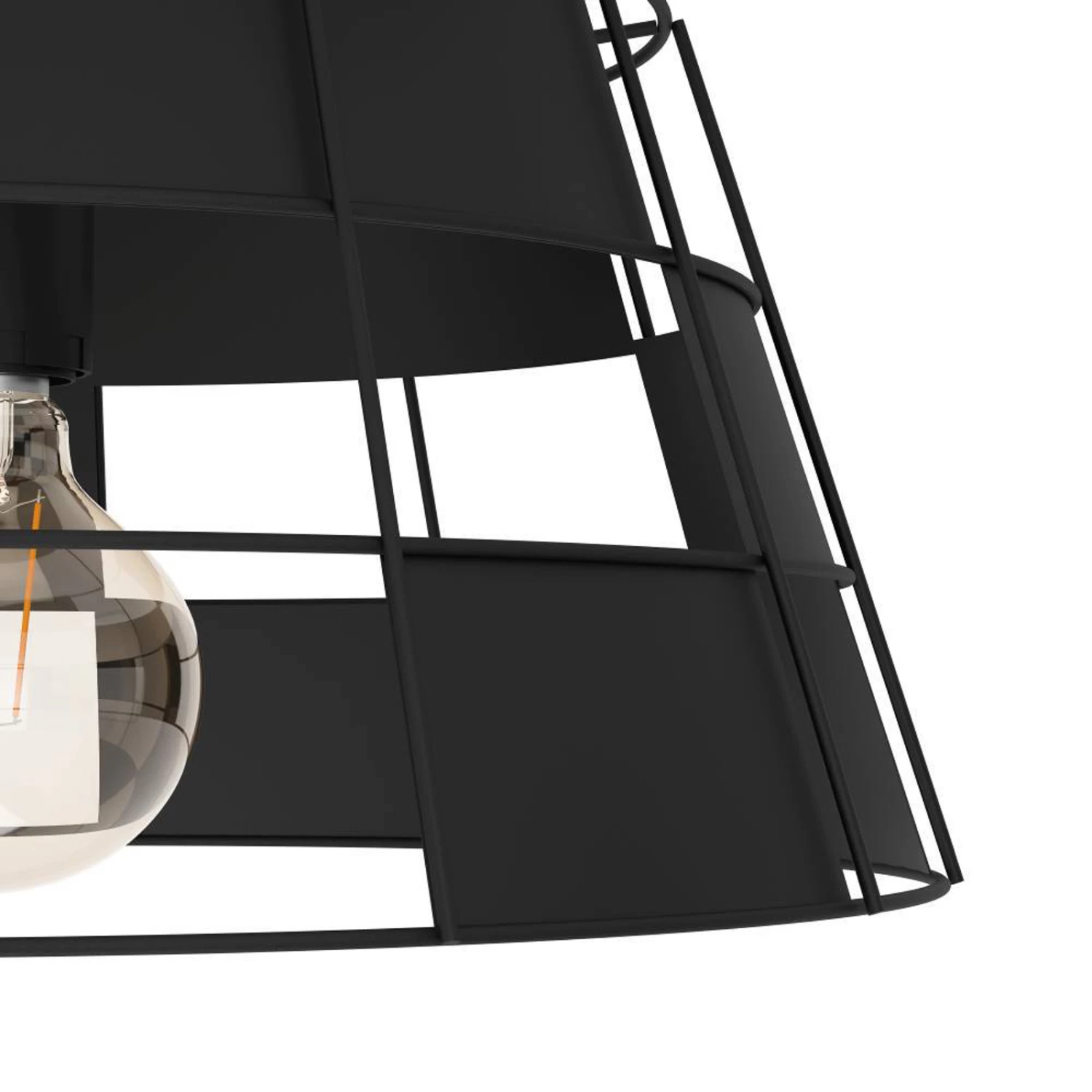 EGLO Pontefract Pendant Light, Steel, Black 6 EGLO Pontefract Pendant Light, Steel, Black - Image 4