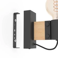 EGLO Bailrigg Wall Light Made Of Wood 13 EGLO Bailrigg Wall Light Made Of Wood -Eglo 10012466 5