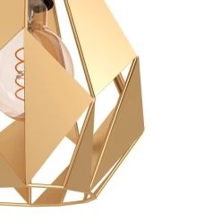 EGLO Carlton Pendant Light, Three-bulb, Gold -Eglo 10012473 2