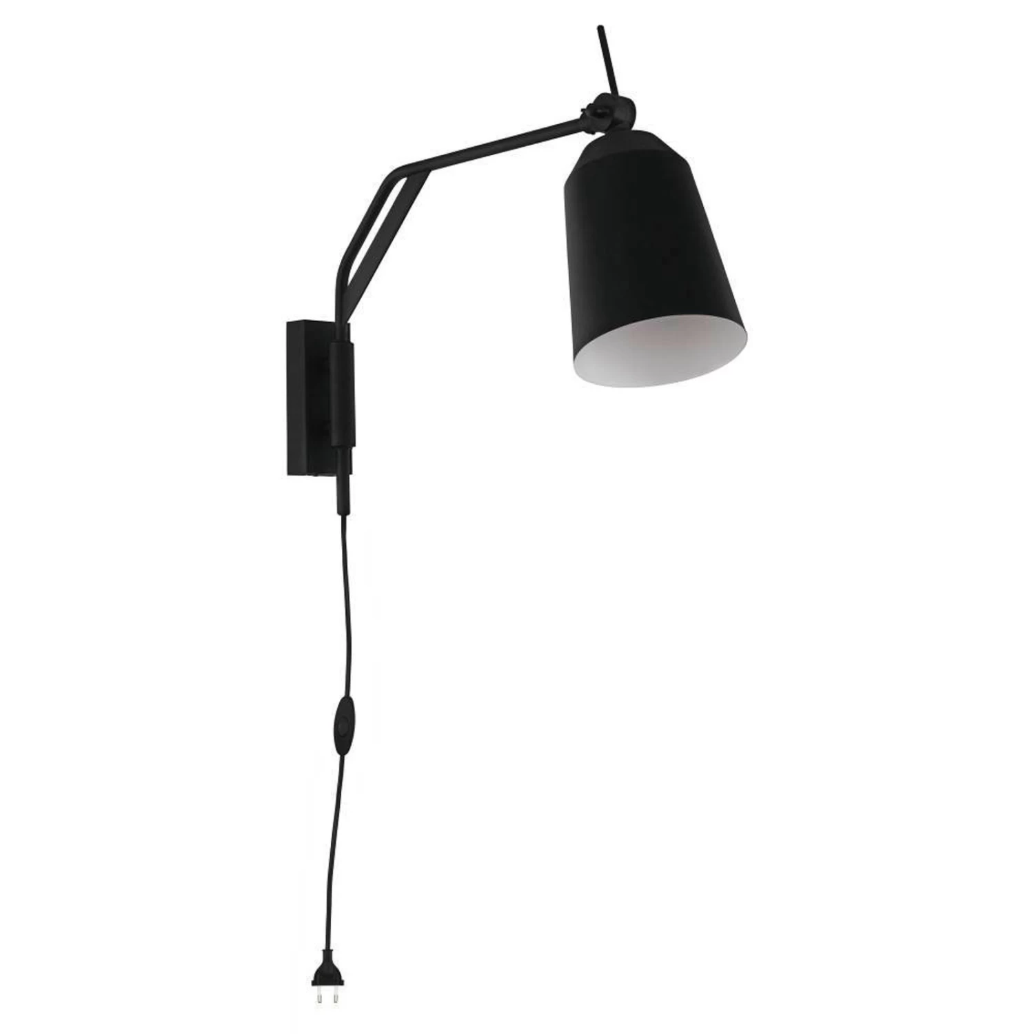 EGLO Loreto Wall Light In Black, Movable 3 EGLO Loreto Wall Light In Black, Movable