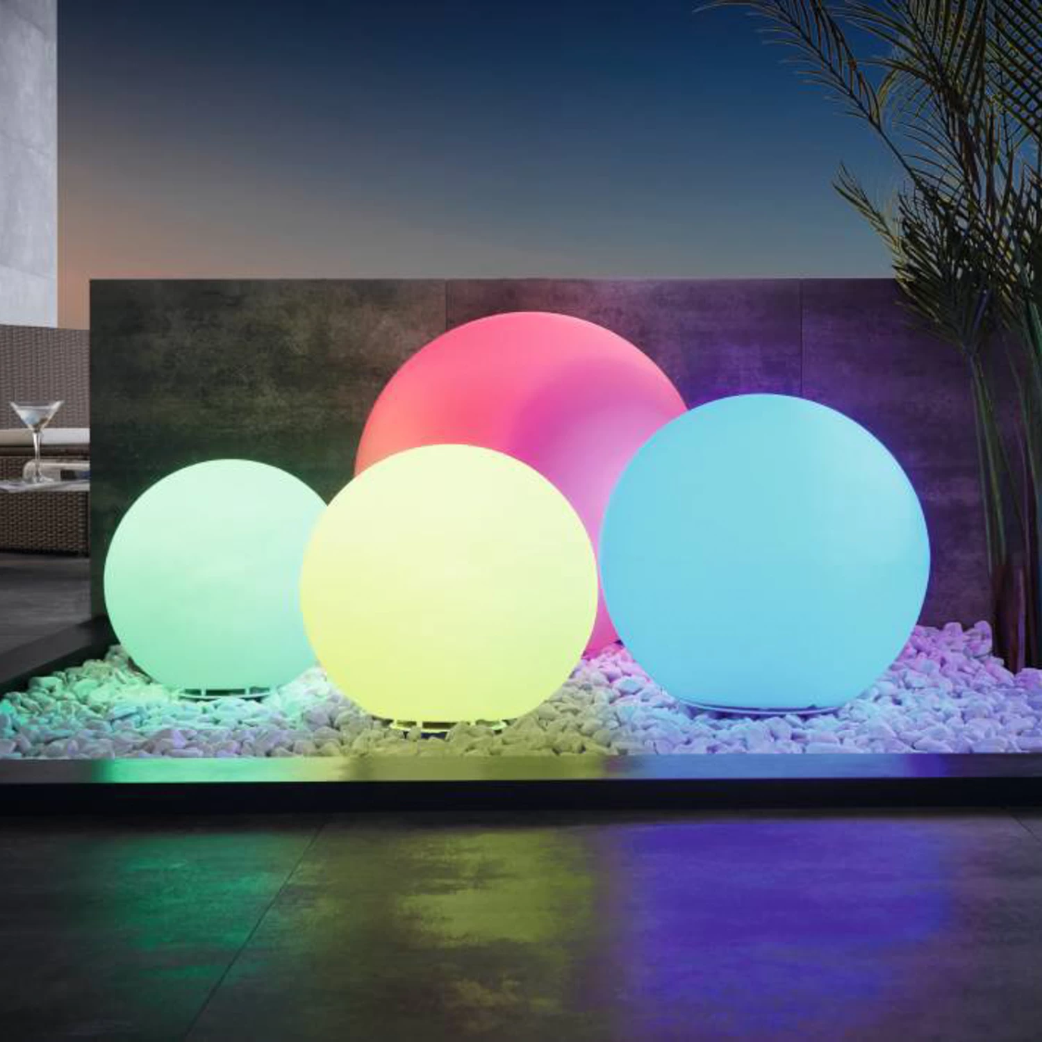 EGLO Connect Monterolo-Z LED Outdoor Lamp Ø30cm 3 EGLO Connect Monterolo-Z LED Outdoor Lamp Ø30cm