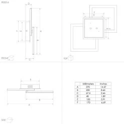 EGLO Connect Paranday-Z LED Ceiling 2-bulb 52 Cm 11 EGLO Connect Paranday-Z LED Ceiling 2-bulb 52 Cm -Eglo 10012570 3
