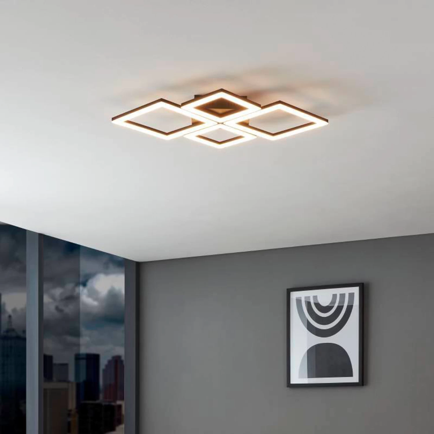 EGLO Connect Paranday-Z LED Ceiling 4-bulb 63 Cm 4 EGLO Connect Paranday-Z LED Ceiling 4-bulb 63 Cm - Image 2
