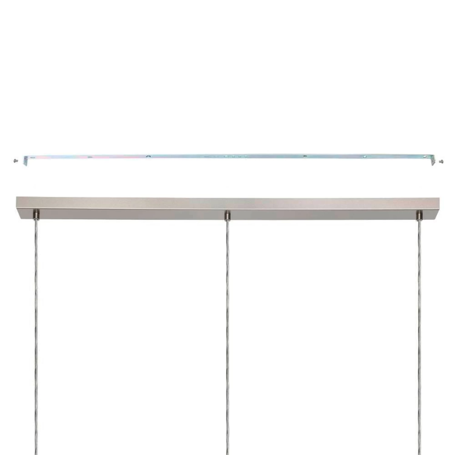 EGLO Rondo Pendant Light, Three-bulb, Nickel/white 8 EGLO Rondo Pendant Light, Three-bulb, Nickel/white - Image 6