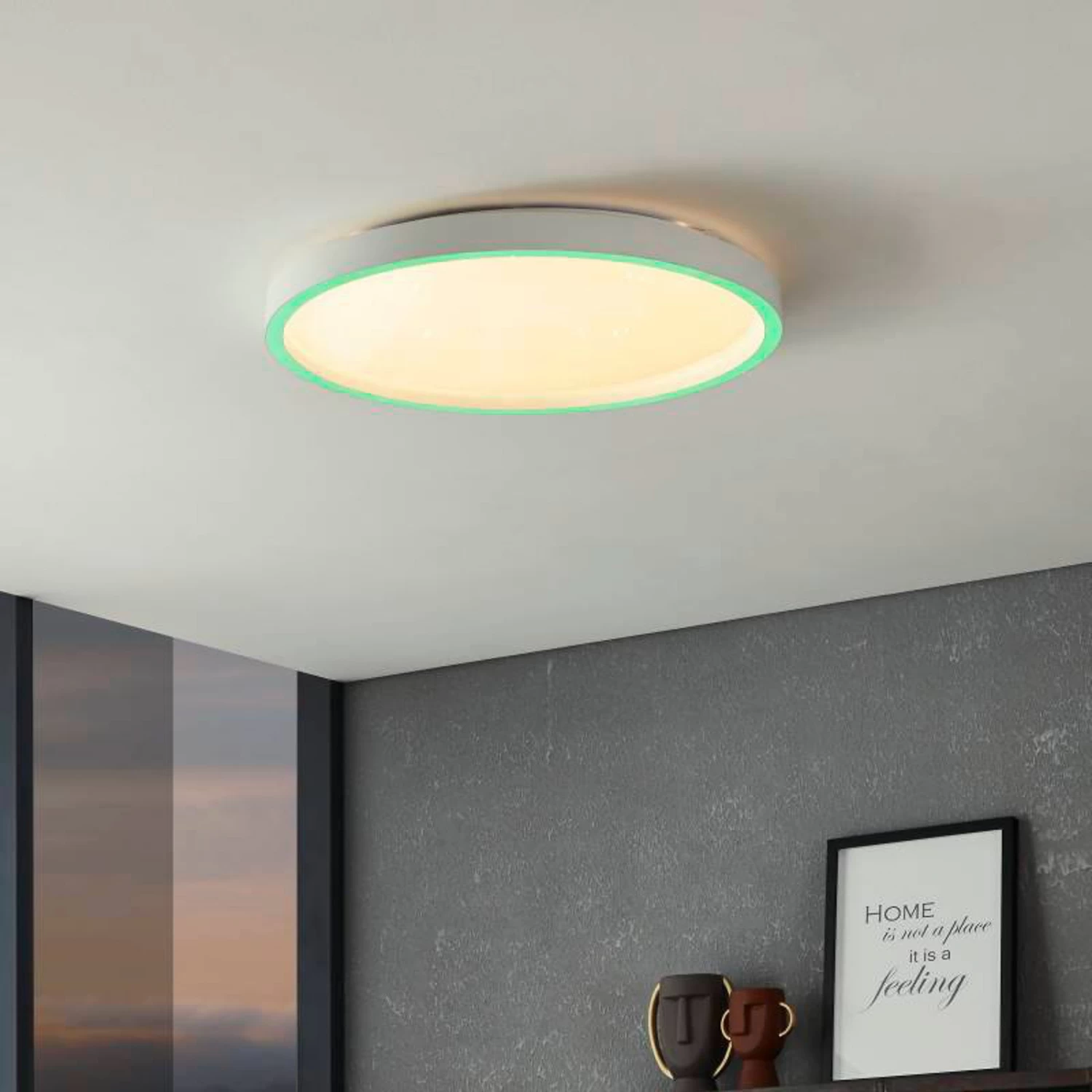 EGLO Connect Montemorelos-Z, RGBW, White, Ø 57 cm 6 EGLO Connect Montemorelos-Z, RGBW, White, Ø 57 cm - Image 4