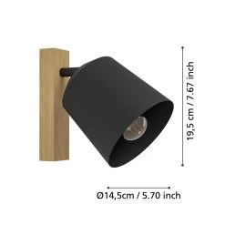 EGLO Cotorro Wall Spotlight, One-bulb 10 EGLO Cotorro Wall Spotlight, One-bulb -Eglo 10013072 2