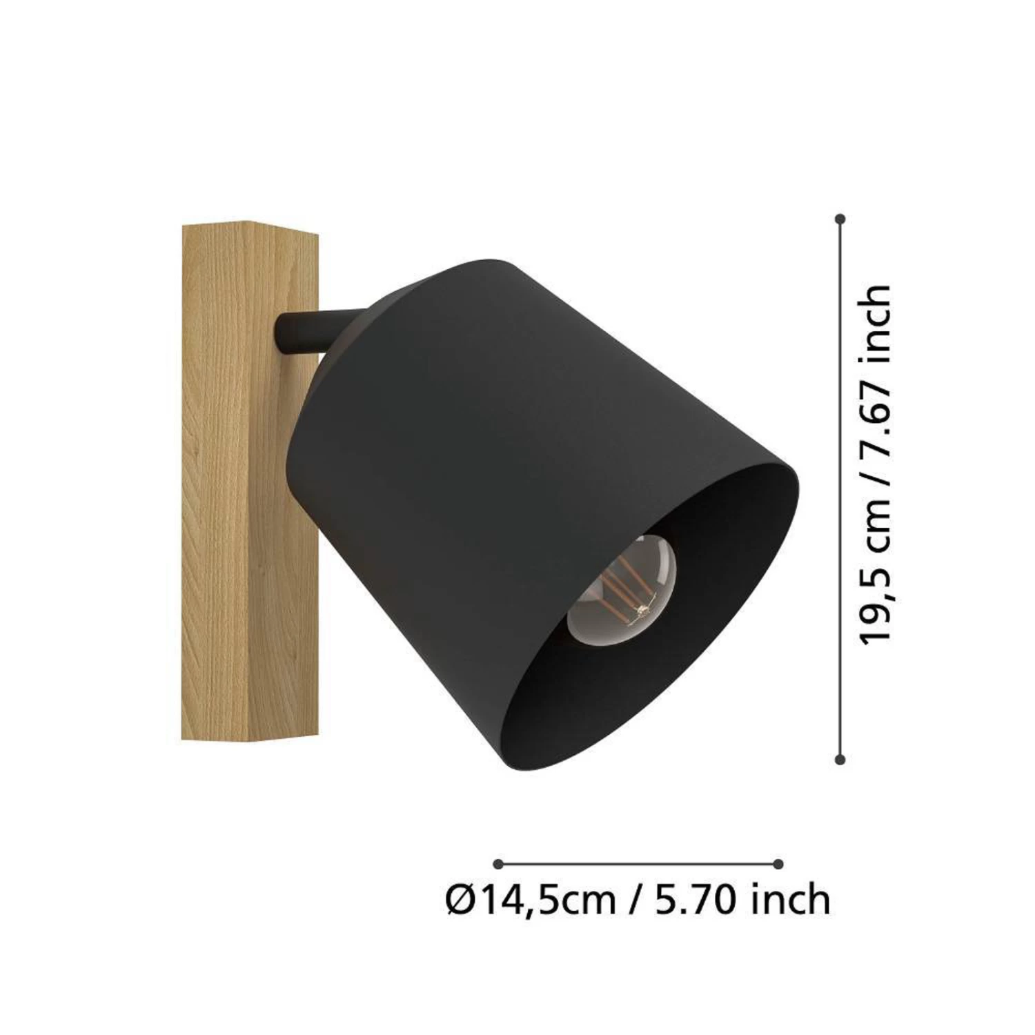 EGLO Cotorro Wall Spotlight, One-bulb 5 EGLO Cotorro Wall Spotlight, One-bulb - Image 3