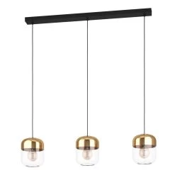 EGLO Maryvilla Pendant Light Gold/clear, 3-bulb