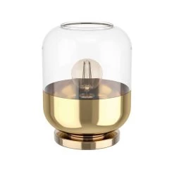 EGLO Maryvilla Table Lamp, Gold/clear