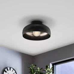 EGLO Mogano 2 Ceiling Light, Ø 28 cm, Black -Eglo 10013170 2
