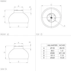 EGLO Mogano 2 Ceiling Light, Ø 28 cm, Black -Eglo 10013170 5