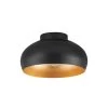 EGLO Mogano 2 Ceiling Light, Ø 28 cm, Black/gold