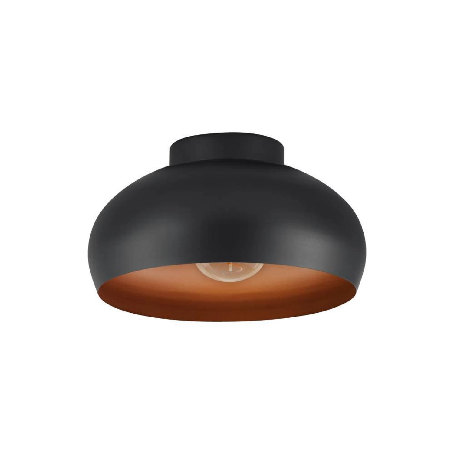 EGLO Mogano 2 Ceiling Light, Ø 28 cm, Black/copper 3 EGLO Mogano 2 Ceiling Light, Ø 28 cm, Black/copper