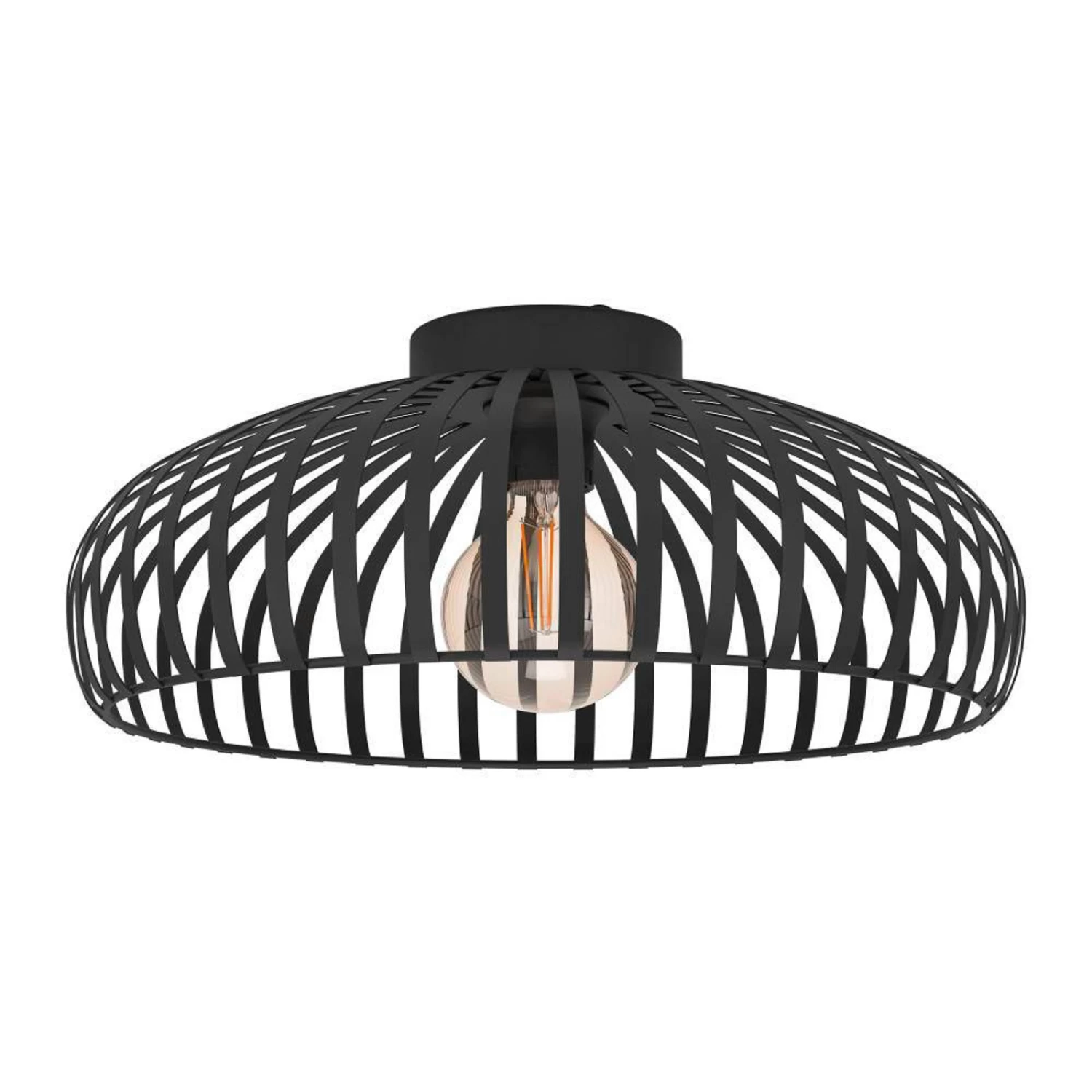 EGLO Mogano 3 Ceiling Light Cage Lampshade Ø 43 cm 3 EGLO Mogano 3 Ceiling Light Cage Lampshade Ø 43 cm