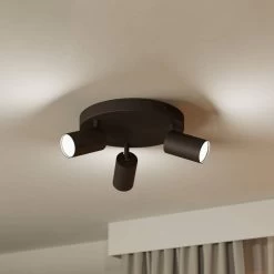 EGLO Connect Telimbela-Z Downlight 3-bulb, Black