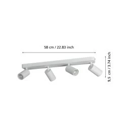 EGLO Connect Telimbela-Z Downlight 4-bulb, White 8 EGLO Connect Telimbela-Z Downlight 4-bulb, White -Eglo 10015253 2