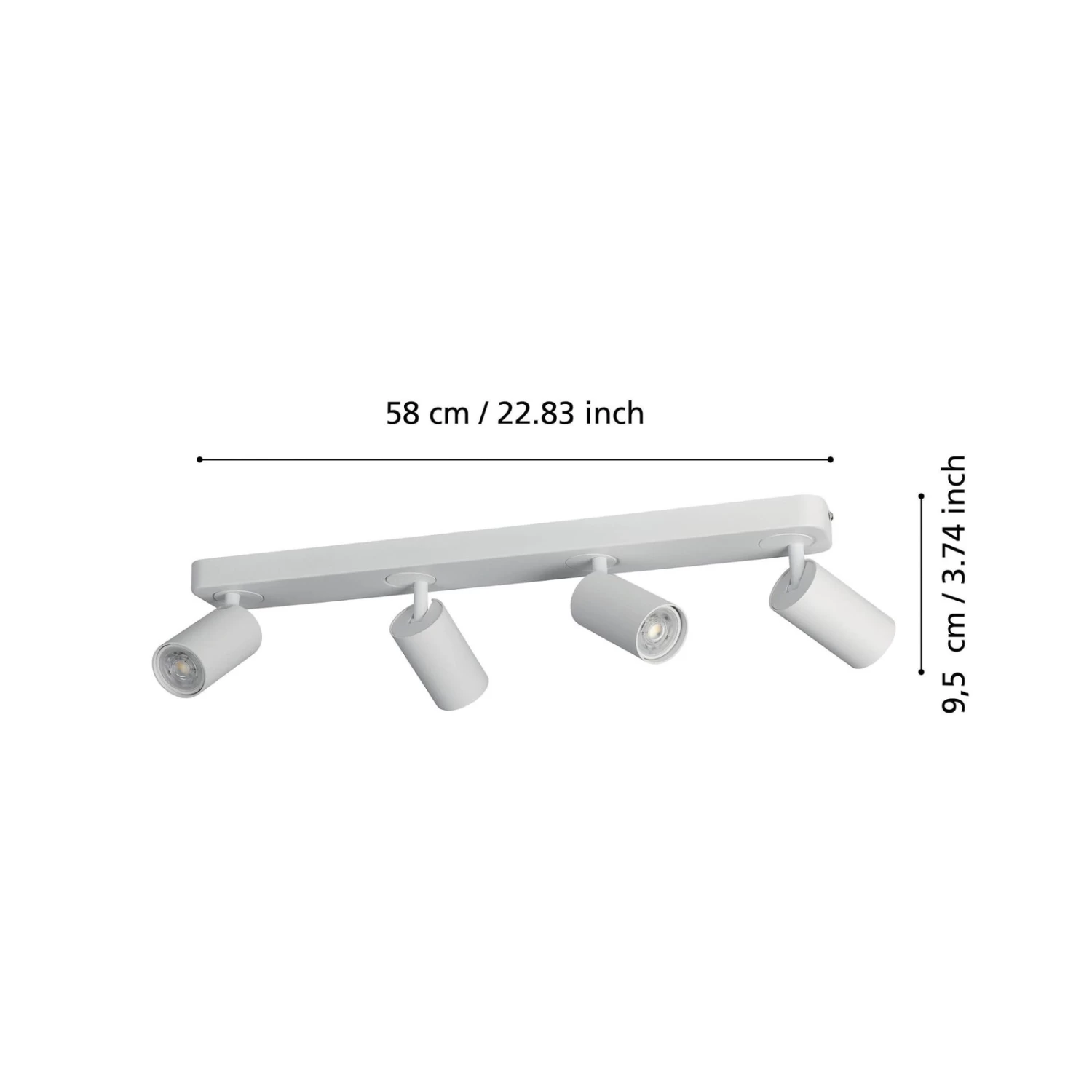 EGLO Connect Telimbela-Z Downlight 4-bulb, White 5 EGLO Connect Telimbela-Z Downlight 4-bulb, White - Image 3