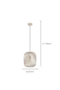 Eglo Romazzina Caged Modern Ceiling Light Pendant 7 Eglo Romazzina Caged Modern Ceiling Light Pendant -Eglo 163534s3
