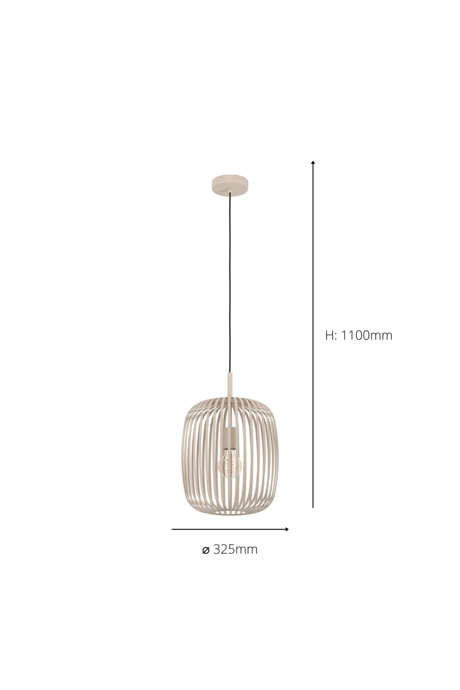 Eglo Romazzina Caged Modern Ceiling Light Pendant 5 Eglo Romazzina Caged Modern Ceiling Light Pendant - Image 3
