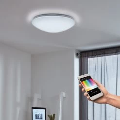 EGLO Connect Giron-C LED Ceiling Light White -Eglo 3032069 2