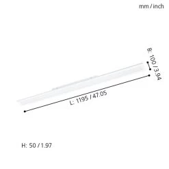 EGLO Connect Salobrena-C LED Ceiling Light 120 cm 16 EGLO Connect Salobrena-C LED Ceiling Light 120 cm -Eglo 3032499 5