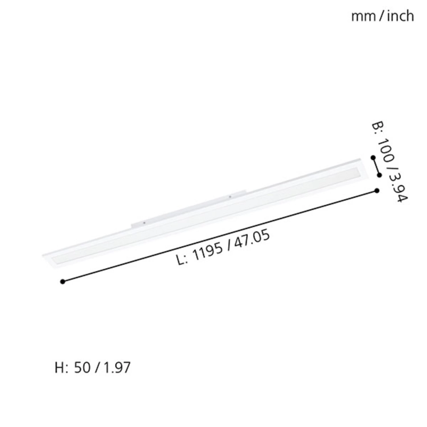 EGLO Connect Salobrena-C LED Ceiling Light 120 cm 8 EGLO Connect Salobrena-C LED Ceiling Light 120 cm - Image 6