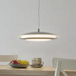 EGLO Connect Moneva-C Hanging Lamp Nickel Ø48.5
