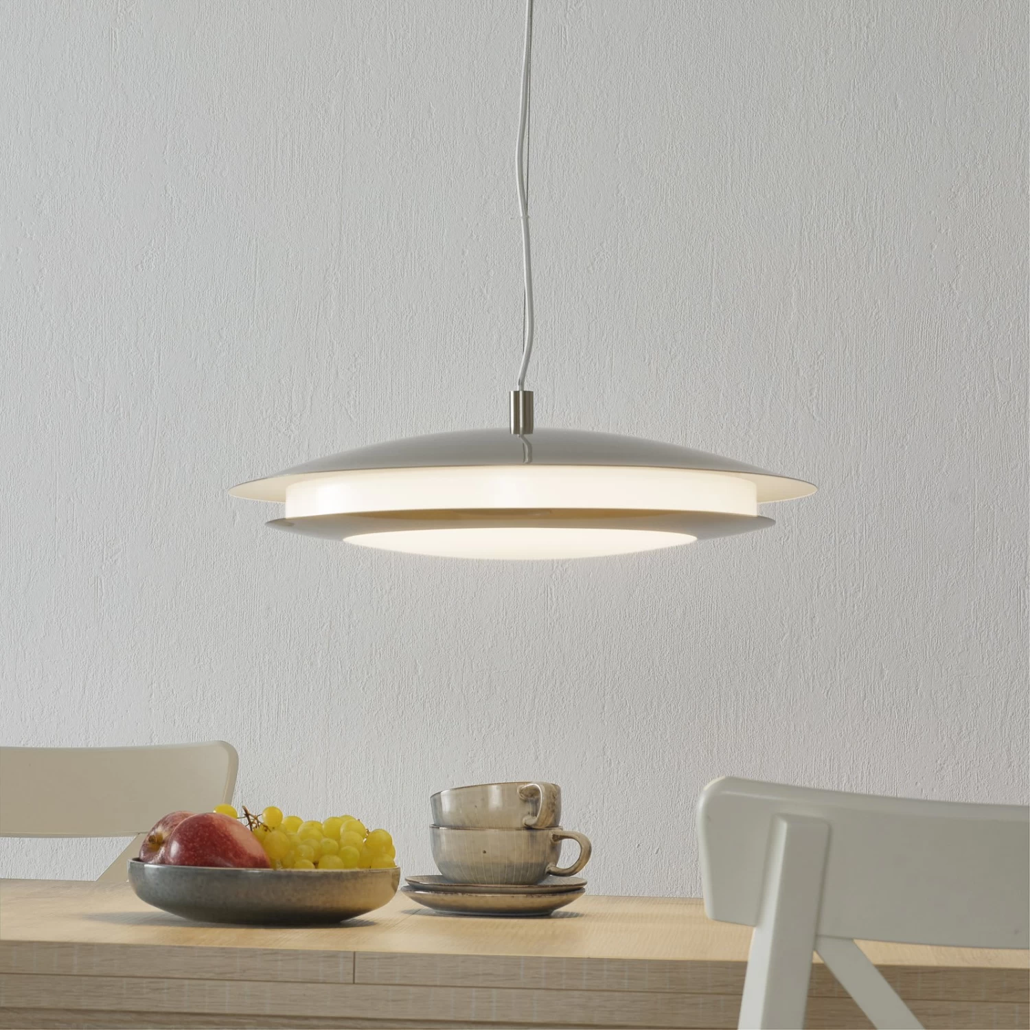 EGLO Connect Moneva-C Hanging Lamp Nickel Ø48.5 3 EGLO Connect Moneva-C Hanging Lamp Nickel Ø48.5