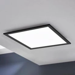 EGLO Connect Salobrena-C LED Panel Black 45x45 Cm