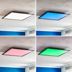 EGLO Connect Salobrena-C LED Panel Black 60x60 Cm -Eglo 3032537 2