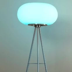 EGLO Connect Optica-C LED Floor Lamp, Tripod