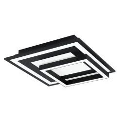 EGLO Connect Savatarila-C LED Ceiling Lamp Black -Eglo 3032612 3