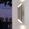 Eglo Agolada Stainless Steel Outdoor Wall Light -Eglo AD0847s