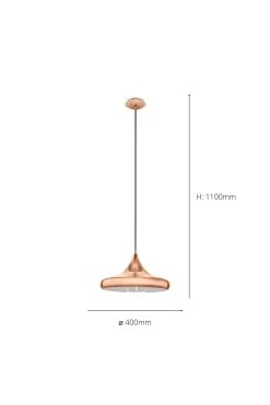 Eglo Coretto Domed Ceiling Light Pendant 7 Eglo Coretto Domed Ceiling Light Pendant -Eglo AJ9923s3