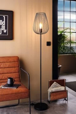 Eglo Newtown Caged Floor Lamp
