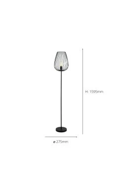 Eglo Newtown Caged Floor Lamp -Eglo AM9948s4