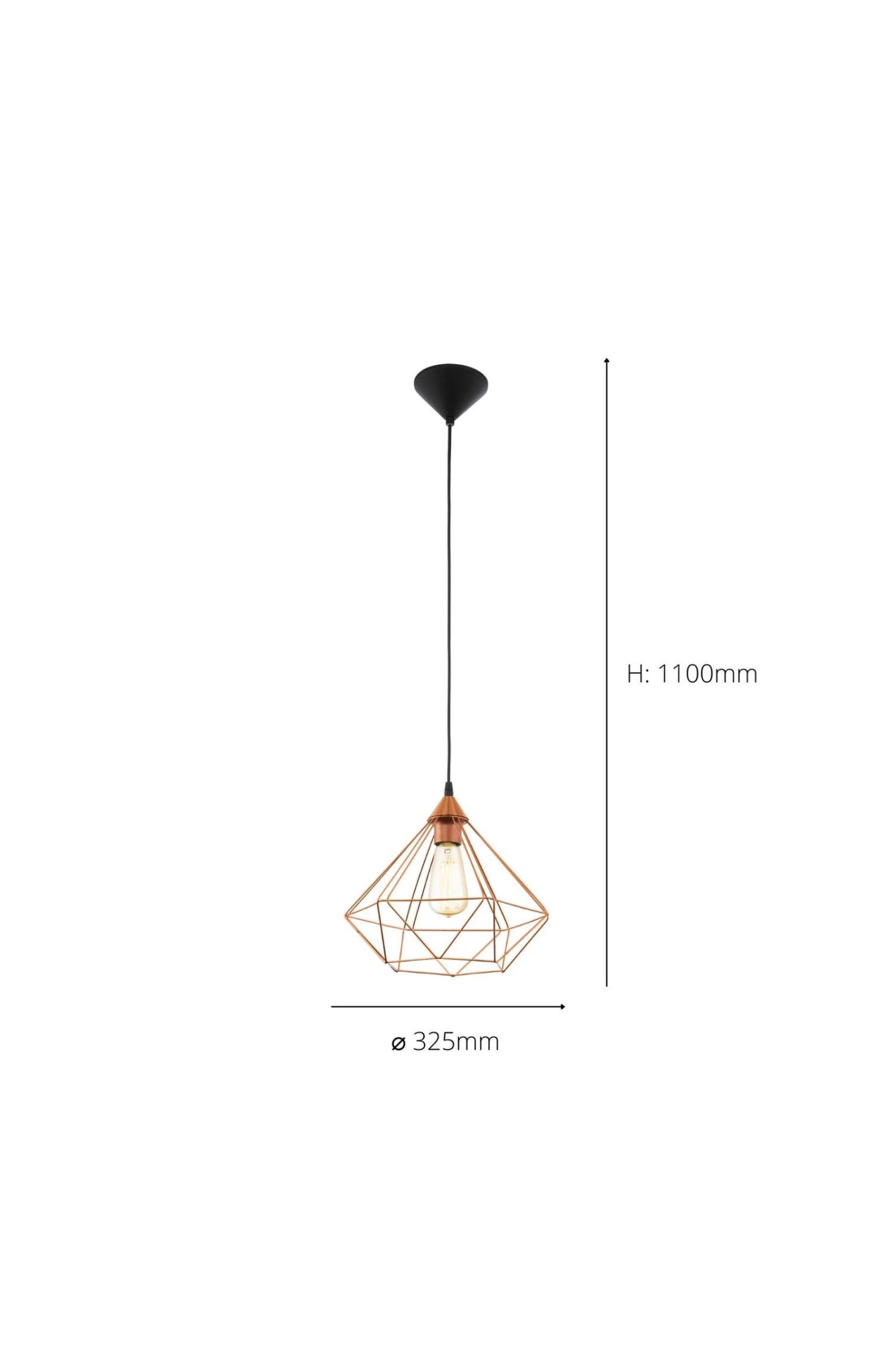 Eglo Tarbes Hanging Ceiling Light Pendant 5 Eglo Tarbes Hanging Ceiling Light Pendant - Image 3