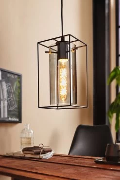 Eglo Loncino Glass Ceiling Light Pendant
