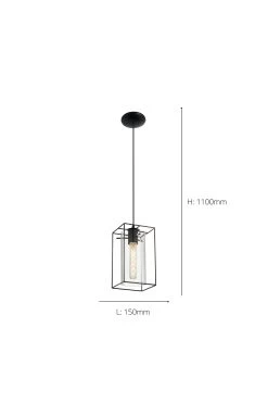 Eglo Loncino Glass Ceiling Light Pendant 9 Eglo Loncino Glass Ceiling Light Pendant -Eglo AW1924s4