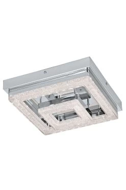 Eglo Chrome And Crystal Fradelo 1 Light Square Ceiling Light 8 Eglo Chrome And Crystal Fradelo 1 Light Square Ceiling Light -Eglo C09497s3