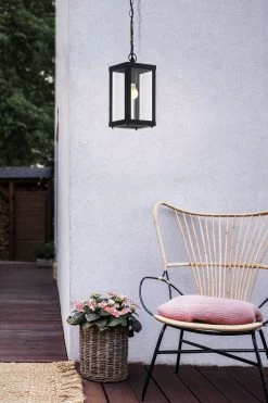 Eglo Alamonte Caged Outdoor Pendant Light