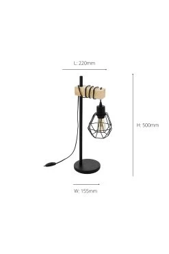 Eglo Townshend 5 1 Light Caged Table Lamp 9 Eglo Townshend 5 1 Light Caged Table Lamp -Eglo C21605s4